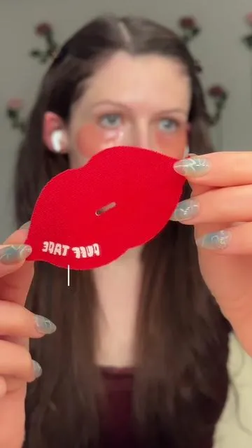 love that this PUFF mouth tape has a built in lip mask + you can still drink water while wearing it - truly a game changer! #mouthtape #glowup #beautyhack #puffmouthtape #sleephack 