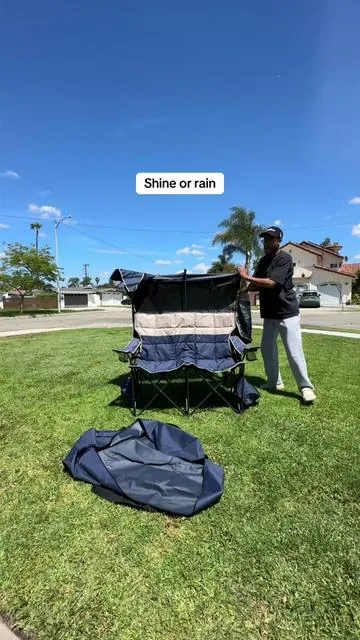 Stop bring 2 chairs everywhere #doublecampingchair #TikTokShopCreatorPicks #weeklydeals #motherdaygiftideas #Tiktokshopmothersday 
