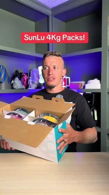 4 pack PLA/PLA+ filament bundle with precise 1.75mm tolerance for smooth, consistent 3D prints every time. #SummerVibes #tiktokshopspringglowup #tiktokshopcreatorpicks #3dprinting #filament 