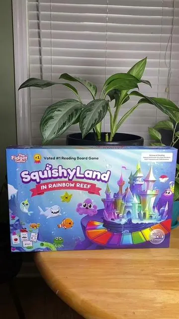 Squishyland is the perfect combination of learning and fun! I love everything about it from the fun design, the vibrant colors, and the way it keeps kids engaged while learning important reading skills #squishyland #boardgames #kidsboardgames #makelearningfun #tiktokshopcreatorpicks 