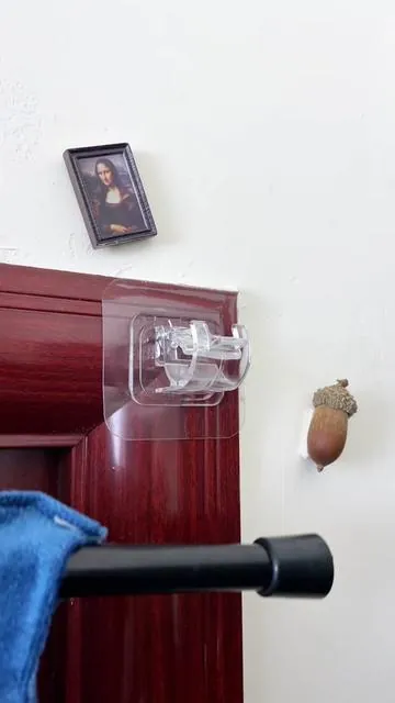No Drill Transparent Hooks for Door Curtains & Curtain Rods – Super Strong and Easy to Install!#curtain #curtainrod #lovemyhome #homeimprovement #summervibe