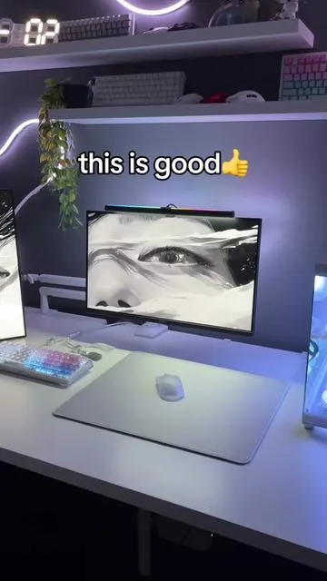 It’s a necessity😮‍💨 #monitorlight #lighting #lightbar #desksetup #setup 