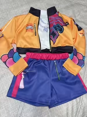 K-Pop Rumi Girls Costume Set 3pcs #rumi #kpop #fyp #tiktokshop #kids 