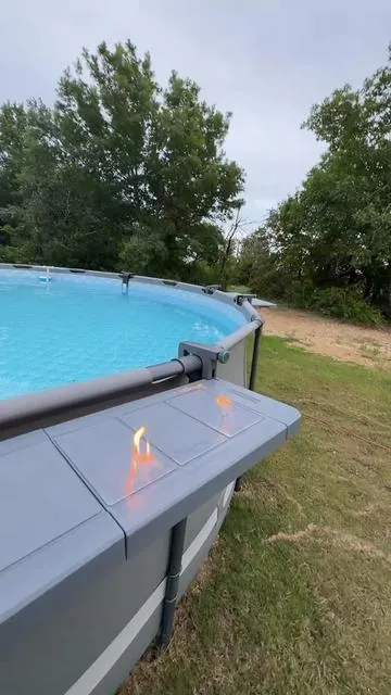 Poolside Swimup Bar Table. Easily keep all your things next to the pool with this bar table.