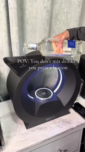 This will be the talk of the party. Clean, easy cleanup. Just pour, create, and drink! #barsys360 #cocktails #party #fyp #tiktokmademebuyit 