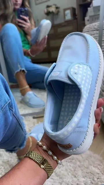 The cutest summer HeyDude Wendy Cru Slip Ons. #heydude #heydudeshoes #heydudes #tiktokshopmothersday #tiktokshopstockup @HeyDude 
