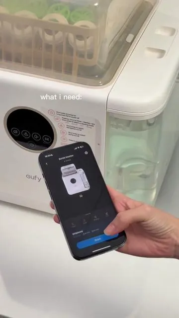 The Bottle Washer S1 Pro…a true game changer! 🍼👏 #eufy #mom #newmom #motherhood #bottlewasher 