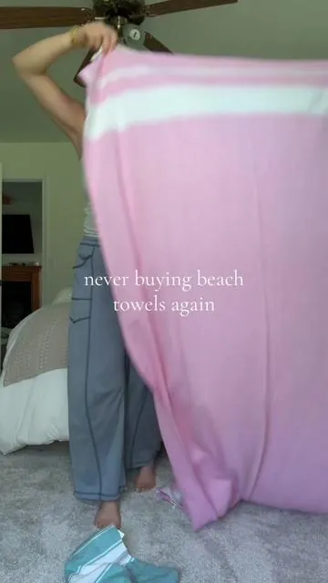 XL beach towels are on sale with free shipping!! I got the 6 pack and love them #beachtowels #beachtowel #tiktokshopmemorialday 