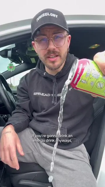 Do you love Jesus? Do you love energy drinks? Why not have both in/on one can?! 🙌🏼I've already had several conversations about faith at the gym cause of this 🔥thanks @drink4GVN ! #christiantiktok #4gvn #christianenergydrink #energydrinks #holyghostfilled