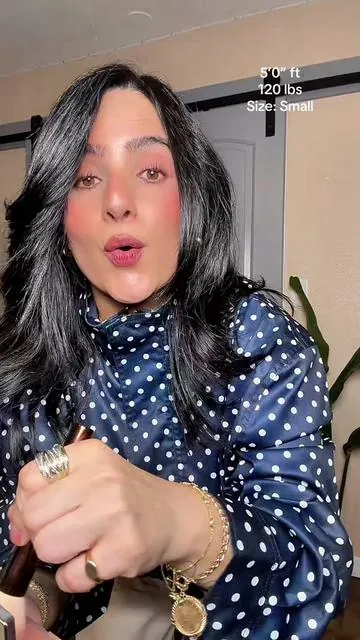 Polka dots Spring Jacket #polkadots #springjacket #TikTokShopSummerTurnUp #TikTokShopDealsForYou 