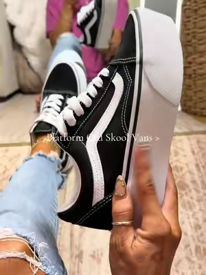 @vans Old Skool Platforms🖤 OBSESSED #vans #vansplatforms #vansoldskool #tiktokshopcreatorpicks 