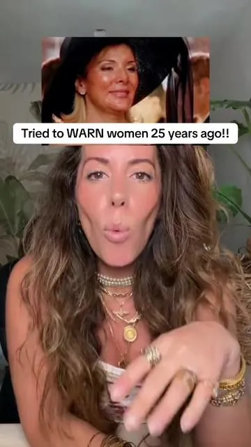 I remember watching this in my 20s when it first aired, why didn’t I start sooner. 😭 #over40 #antiaging #perimenopause #wrinkles 