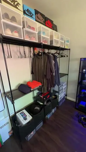 Portable Closet for organizing  #summervibes #tiktokshopfathersday #TikTokShopMothersDay #TikTokShopStockUp #homegoods 