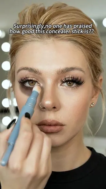 Say goodbye to tired eyes. Our super-charged concealer provides full coverage for dark circles and under-eye bags in one swipe.#darkcirclesundereyes #Concealer #Eyebags #beauty #fyp #makeup