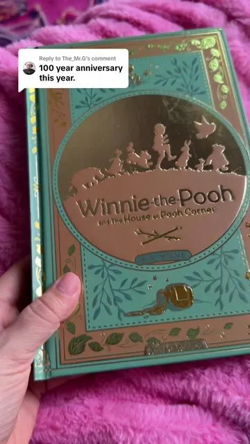 Replying to @The_Mr.G thank you so much for pointing this out. I think that’s a great reason to grab a new Winnie the Pooh book ❤️ 100 years. Wild. #winniethepooh #pooh #poohbear #childrensbook #bookcollection 