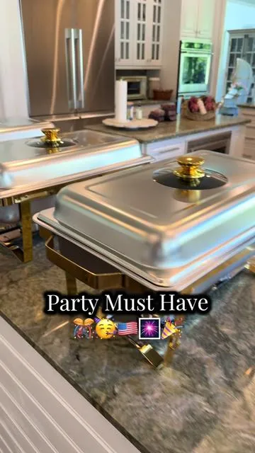 These VEVOR 8QT buffet servers look SO luxe for the price… stainless steel with gold + silver accents, keeps food warm for hours, and instantly gives “catered event” energy without spending thousands. Perfect for Mother’s Day brunches, graduation parties, weddings, baby showers, hosting season & family gatherings. I swear these made my setup look like a luxury event planner touched it 😭🍽️✨ #servingtray #T#Tiktokshopmothersdayt#tiktokshopmemorialdayt#tiktokshopcreatorpickssummervibes 