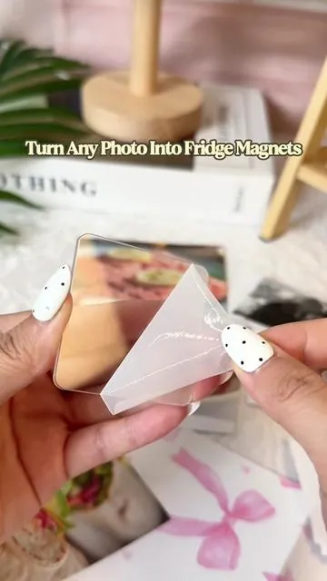 Easily turn phone photos into beautiful acrylic fridge magnets with simple peel-and-stick DIY, no tools needed, preserve memories as heartfelt gifts with free shipping.#DIYPhotoMagnets #PersonalizedGifts #MemoryKeepsakes #EasyHomeDIY#summervibes 