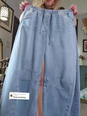Replying to @southerngagirlz  #barrelpants #barreljeans #jeans #womensjeans #gap 