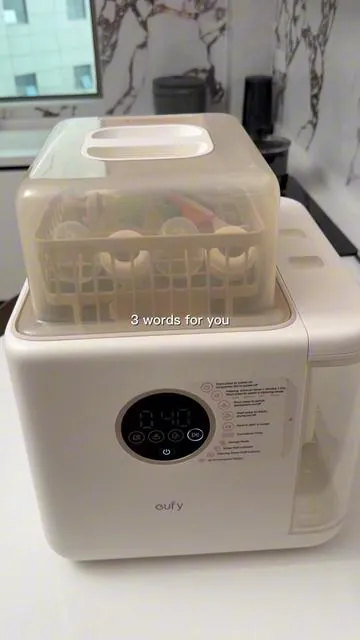 The Bottle Washer S1 Pro really is a treat 😁 🍼 #eufy #motherhood #bottlewasher #baby #musthave 