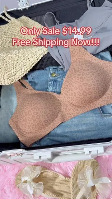 Vacation Essential Bra💝#motherdaygift #SummerVibes #jellybra #seamlessbra #comfortbra 