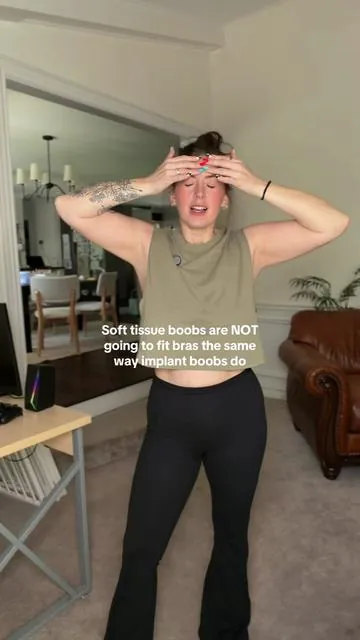 Replying to @Miss_Ceej_ This is why I always tell soft tissue girls to stop comparing how bras look on implant boobs versus natural softer tissue 👏 Molded bras and wireless bras can look amazing on firmer augmented tissue because the fullness stays at the top naturally. But with softer natural tissue, molded cups can cause gapping at the top, weird rippling, or that awkward empty space because your tissue settles differently. And wireless bras? A lot of times they just push everything together into uniboob instead of actually lifting and separating. That’s why I love unlined bras like the Delimira Inbarely full coverage bra. It works WITH softer tissue instead of forcing it into a stiff shape, so you get way better lift, separation, support, and a more natural fit under clothes. #SoftTissueBoobs #UnlinedBra #BraFitTips #LargeBustFriendly #FullCoverageBra
