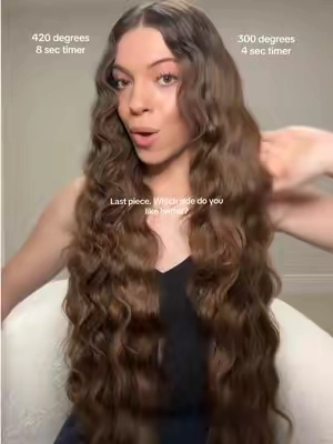 Which waves do you like better?🤍@wavytalkofficial #wavytalk #hairwaver #hairtutorial #wavytalkpowerwave #hairtok