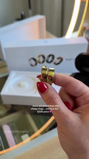 #ad so excited to share I have partnered with RingConn to share my experience with the Gen 2!  Week 1 update: loving it. I love how slim it is, love the battery life and how pretty the Royal gold is. I’m finding it to be pretty accurate. Will continue to report on it 💖 @RingConn Smart Ring #ringconn #goldrings #smartring #smartringforwomen 