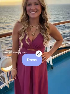 This dress from @btfbm_us is worth the hype! It is the most flattering dress and a top TikTok shop find!! Obsessed!!  