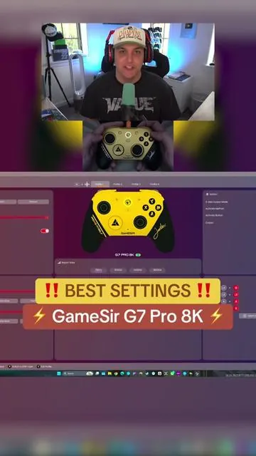 The lowest input latency on any controller ⚡️ #gamesirg7pro8k #controller #tiktokshopcreatorpicks 
