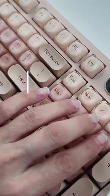 This is my third Furycube IP98 and each one is better than the last!  The new ✨ Rose Ash ✨ color is a spin on the popular foundation keycaps with a multi-tone neutral palette and matte accent keys. Quiet without losing all of the fun 😊 #furycube #membranekeyboard #fullsizekeyboard #silentkeyboard #neutralaesthetic @FURYCUBE Local 