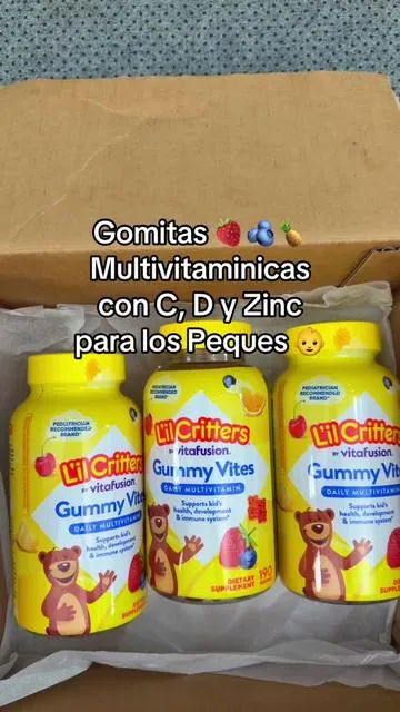 Multivitamínico Gomitas Frutales con Vitamina C y D Lil Critters Multivitamínico, Vitaminas, Gomitas, Lil Critters #tiktokcreatorpicks #SummerVibes #GomitasMultivitaminicasDiarias #VitaminasConVitaminaC #CuidadoNutricionalLilCritters Este multivitamínico en formato de gomitas con sabores frutales aporta vitamina C y vitamina D en una presentación de 190 unidades. Es una opción para complementar la rutina diaria de manera práctica y sencilla. Se recomienda su uso constante como parte de los hábitos de cada mañana, siendo una alternativa de fácil consumo gracias a su textura y variedad de sabores. Cada porción contiene los componentes esenciales de este set de vitaminas de uso diario. The information shared is for general purposes and does not replace personalized professional guidance. Offer availability may be subject to a limited time. The price shown may vary depending on promotions or availability.