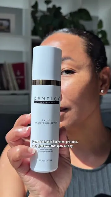 This lightweight sunscreen keeps skin hydrated, smooth, and protected while helping brighten uneven tone and defend against daily environmental stress. Packed with hyaluronic acid, niacinamide, and antioxidant rich knotweed extract for a healthy radiant glow. @DRMTLGY  #drmtl #drmtlgysunscreen #suncare #spf #skincare 