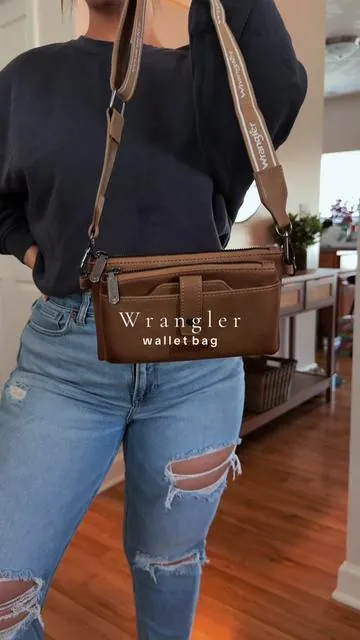 So cute! 🤎 @Rustic Charm Bootic #purse #pursetok #wranglerwallet #wallet #crossbodybag 