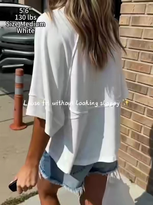 This batwing top hides my arms without making me look bigger 😭✨#SummerVibes #summer2026 #womenfashion #shirt