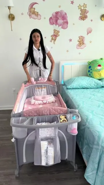 Cuna para bebés 5 en 1 #bebe #homefuniture #tiktokshopstockup #summerVibes #fyp 