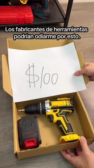 Los fabricantes de herramientas podrían odiarme por esto.#reparar #homediy #cordlessdrill #giftforhim #toolset 