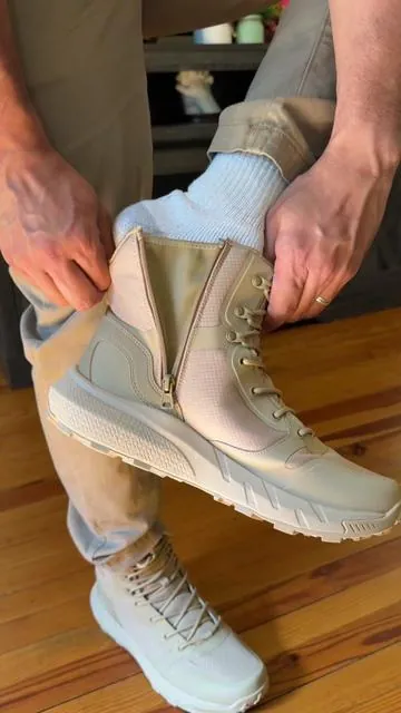 Botas cómodas y ligeras, con suela antideslizante, puntera endurecida para mayor seguridad #tiktokshopcreatorpicks #summervibes #botasdetrabajo #workshoes #workboots 