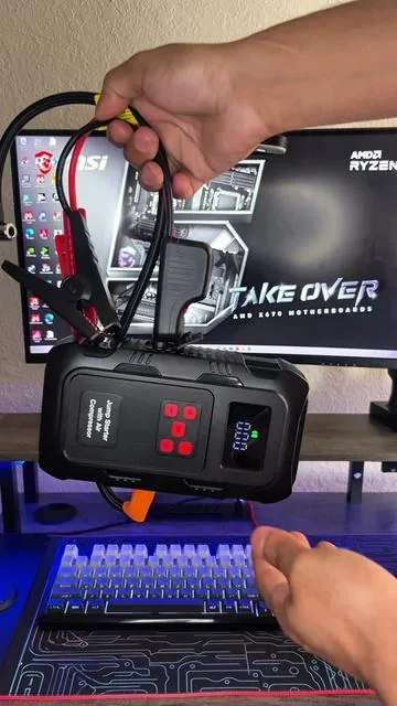 #autoaccessories #carjumpstarter #portablepower #tireinflator #summervibes 