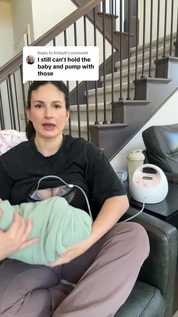Replying to @KristyD These wearable cups changed pumping for me 🙌   I can hold my baby, answer emails, scroll my phone, and actually get things done without being stuck with giant bottles dangling the whole time. Turning my regular pump into hands-free was one of the best postpartum upgrades 👏 #BreastfeedingMom #PumpingMom #TikTokShopMemorialDay #SummerVibes #DealsForYouDays 