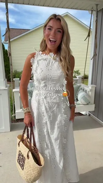 YALL. The video doesn’t do it justice- it’s even prettier in person!! SO excited to wear this in beach pics- this also would be perfect for a bride😍 wearing size S & I’m 5’9! #SummerFashion #beachoutfit #2026bride #boujeeonabudget #vacationdress 
