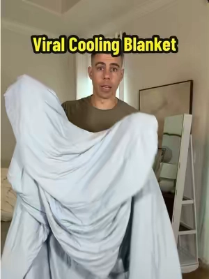 It’s really is cold ❄️ just in time for the summer #coolingblanket #hotsleeper 
