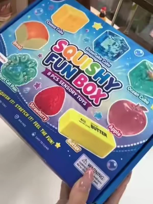 Every squishy has a different texture and they're weirdly addictive to squeeze. Limited stock. #squishy #viralfinds #fidgettoy #StressRelief 