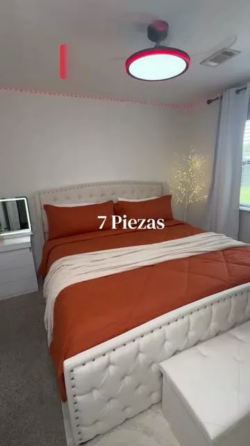 DESCUENTO🚨🚨🚨🚨🚨🚨🚨🚨 Juego de edredón de 7 piezas (tamaño Full) para habitaciones infantiles | Edredón suave, transpirable y reversible | Apto para todas las estaciones | Tamaños Full/Queen/King | Incluye: 1 edredón + 4 fundas de almohada + 1 sábana encimera + 1 sábana bajera ajustable | Lavable a máquina | Ropa de cama imprescindible para el hogar y residencias estudiantiles | Ideal para el Día de la Madre | #Summervibes #tiktokshopspringglowup #tiktokviral #beddingset @Cosybay 