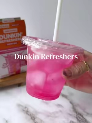 So yummy 🤤 #refreshers #refreshersathome #dunkinrefreshers 