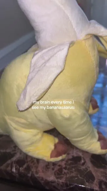 Cute Banana saurus #plush #tiktokshop #plushies #fluffy #spotlightfinds 