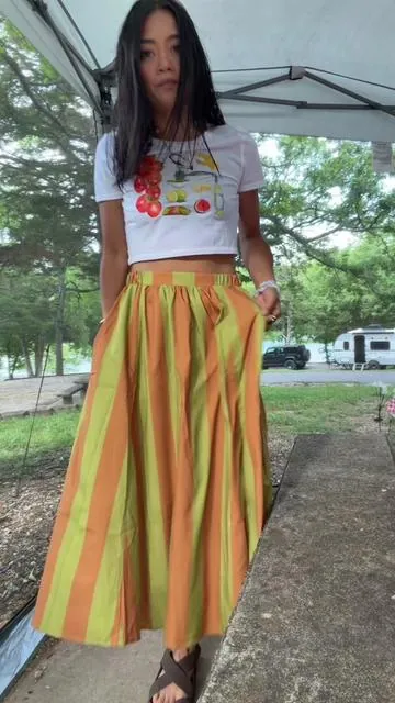 5’0” wearing size small 