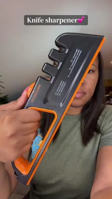 Time to sharpen those knives 🥰 #knifesharpening #tiktokshopmemorialday #summervibes #dealsforyoudays #tiktokshopcreatorpicks 