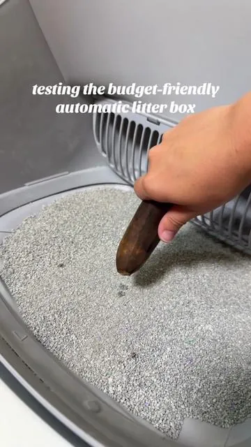 Who says you can’t be a  bougie cat mom on a budget? I was thoroughly impressed with this one & for the price, you just can’t justify scooping the litter box anymore! 🐈 ##litterbox#automaticlitterbox#catlitter#catlitterbox#automaticcatlitterbox