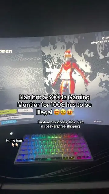 Get here now ☝️#tiktokshopfinds #tiktokshop #gamingmonitor #gamingmonitors #gamingontiktok 