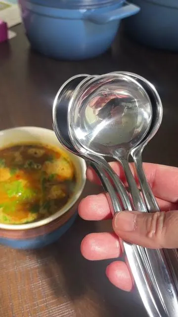 Soup spoons with personality! You can order yours in the orange shopping cart above my name. #SoupSpoon #spoons #Soups #Stew #KitchenUtensil 